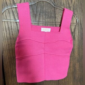 Pink stretchy tank